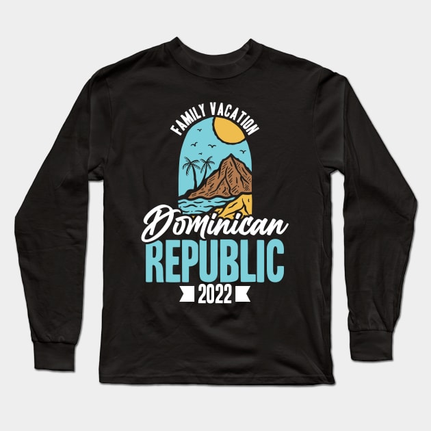 Dominican Republic Long Sleeve T-Shirt by lateefo